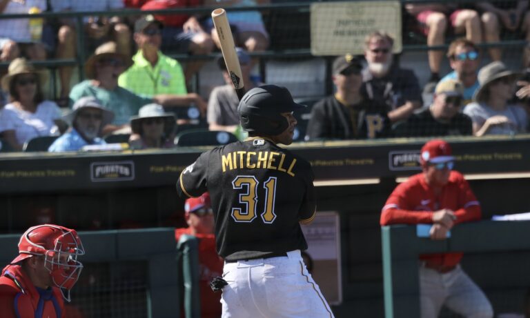 Pirates Option Cal Mitchell; Nick Gonzales Gets Reassigned to Minor League Camp